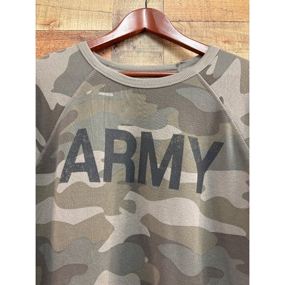 Army Camouflage Sweatshirt XXL U.S. Army Camo Crewneck - Picture 3 of 7